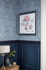 Laura Ashley Tapestry Floral Wall Art Box Frame Canvas