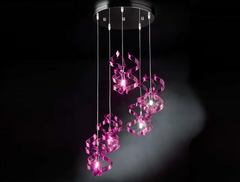 Astro 5 Lt Spiral Chandelier Metal Lux 206.515