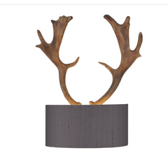 David Hunt Lighting Artemis Single Wall Light In Rustic Finish Comes With Bespoke Shade