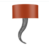 David Hunt Lighting Brutus Wall Light Right Hand Pewter BRU07R