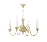 David Hunt Lighting Bailey 4 Light Chandelier BAI0499, Painted