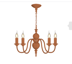 David Hunt Lighting Flemish 5 Lt Chandelier Bespoke