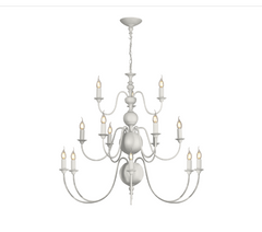 David Hunt Lighting Flemish 15Lt Chandelier Bespoke