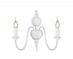 David Hunt Lighting Flemish Double Wall Light Bespoke Finish