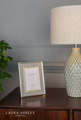 Laura Ashley Harrison Photo Frame Pale Charcoal Linen 4x6