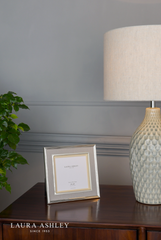 Laura Ashley Harrison Photo Frame Pale Charcoal Linen 5x5 Inch