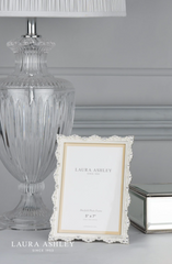 Laura Ashley Sherfield Photo Frame Polished Silver 5x7 Inch