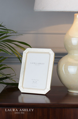 Laura Ashley Wren Photo Frame Polished Silver Glitter 5x7 Inch