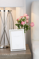 Laura Ashley Steynton Photo Frame Polished Silver 5x7 Inch