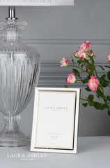 Laura Ashley Neyland Photo Frame Polished Silver 5x7 Inch