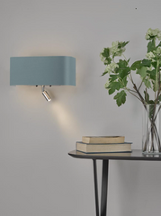 Ellington 2 Light Wall Light With Bespoke Shade