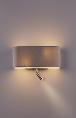 Ellington 2 Light Wall Light With Bespoke Shade