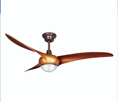 Helix Ceiling Fan LEDS C4 Forlight Imitation Wood
