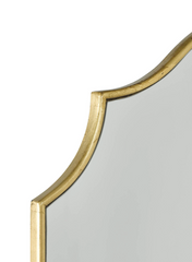Ruggiero Rectangle Mirror With Gold Detail 70 x 50cm