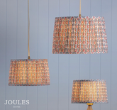 Joules Folly Multi Coloured Floral Tapered Drum Shade 30cm