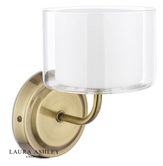 Laura Ashley Southwell Wall Light Antique Brass