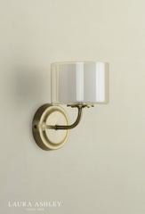 Laura Ashley Southwell Wall Light Antique Brass