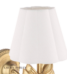 Laura Ashley Larkfield Wall Light Antique Gold With Shade
