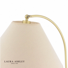 Laura Ashley Cordwell Floor Lamp Matt Antique Brass With Shade