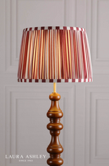 Laura Ashley Denwick Red Cotton Tapered Drum Shade 30cm/12 inch