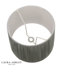 Laura Ashley Hemsley Green 100% Silk Tapered Drum Shade 40cm/16 inch