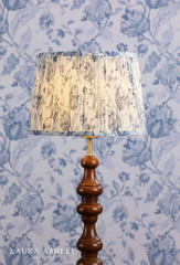 Laura Ashley Adwick Trail Blue Cotton Tapered Drum Shade 30cm/12 inch