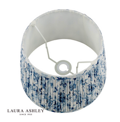 Laura Ashley Adwick Trail Blue Cotton Tapered Drum Shade 30cm/12 inch