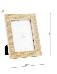 Laura Ashley Fernhill Photo Frame Matt Taupe 5" x 7"