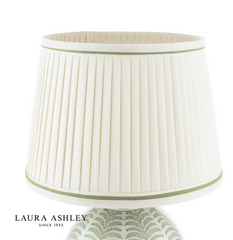 Laura Ashley Stannard Table Lamp Green Ceramic With Shade