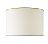 Idella White Linen Drum Shade 36cm