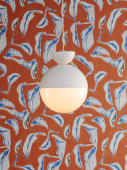 Bilbao Pendant Bespoke and Opal Glass