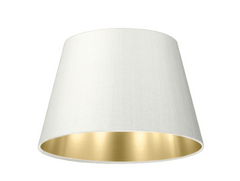 Empire Drum Shade EMP 25 cm Silk, Satin, Linen