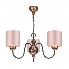 David Hunt Lighting Garbo 3 Light Pendant Bronze Bespoke