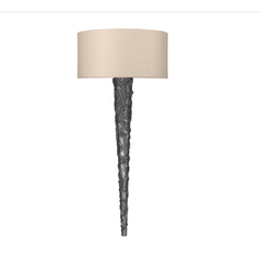 David Hunt Lighting Knurl Bronze Wall Light KNU0700 Bespoke Shade