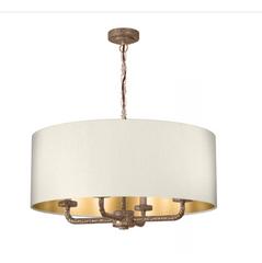 David Hunt Lighting Sloane 4 Lt Pendant Bronze SLO0400
