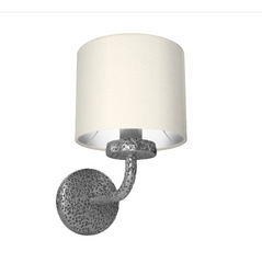 David Hunt Lighting Sloane Wall Light Pewter SLO0799 With Bespoke Shade