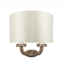 David Hunt Lighting Sloane Wall Washer Pewter SLO3099 With Shade