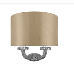 David Hunt Lighting Sloane Wall Washer Pewter SLO3099 With Shade