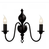 David Hunt Lighting Flemish Double Wall Light Bespoke Finish