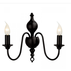 David Hunt Lighting Flemish Double Wall Light Bespoke Finish