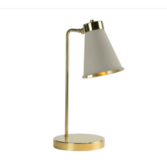 David Hunt Lighting Hyde Single Table Lamp Butter Brass