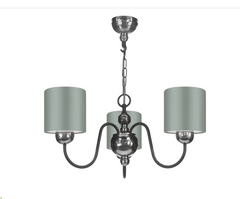 David Hunt Lighting Garbo 3 Light Pendant Pewter Bespoke