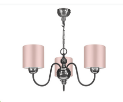 David Hunt Lighting Garbo 3 Light Pendant Pewter Bespoke