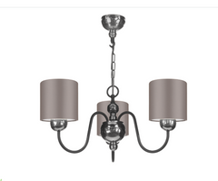 David Hunt Lighting Garbo 3 Light Pendant Pewter Bespoke