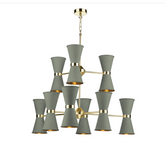 David Hunt Lighting Hyde 18 Light HYD18 Butter Brass