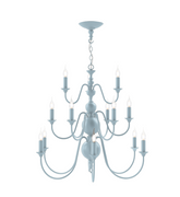David Hunt Lighting Flemish 15Lt Chandelier Bespoke