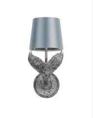 Fluke Wall Light Black/Silver With Bespoke Shade