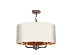 David Hunt Lighting Sloane 3Lt Shadelier Bronze SLO03