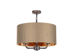 David Hunt Lighting Sloane 3Lt Shadelier Bronze SLO03