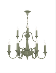 Bailey 9 Light Armed Pendant Antique Bespoke Finishes Fitting Only